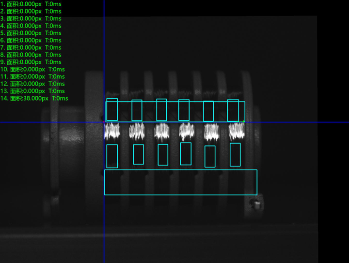 側(cè)面正面檢測良品分析圖