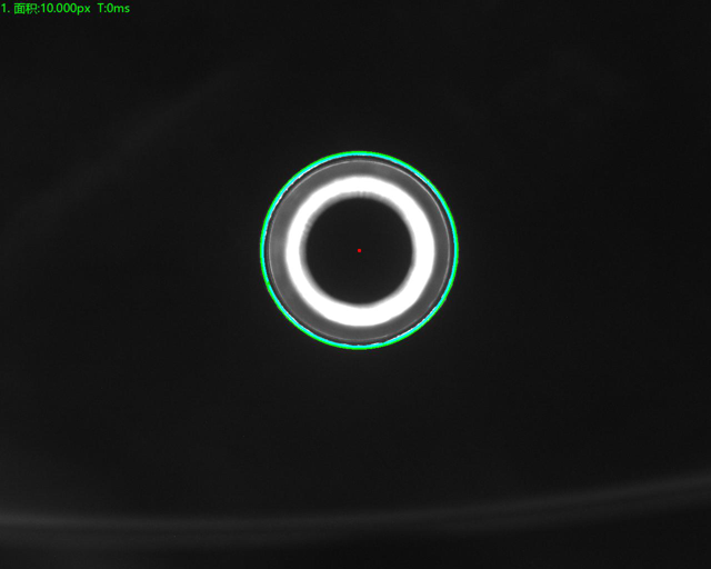 底部正光檢測良品分析圖